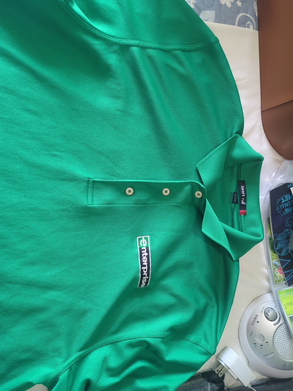 Sport-Tek Green Polo Shirt with Tag